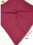 Flamlı Düz Eşarp Vişne 1