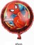 6 Yaş Örümcek Adam Balon Seti Rakam Balon Pullu Şeffaf Balon Örümcek Balon Helyum Uyumlu Uçan Balon 5
