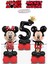 5 Yaş Mickey Fare Minnie Fare Balon Kırmızı Siyah Rakam Balonlu Balon Sütunu Kız Erkek Miki Mini 1