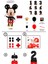 8 Yaş Mickey Mouse Balon Seti Siyah Rakam Balonlu Balon Sütunu Miki Fare Parti Teması Kolay Kurulum. 2