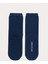 Çocuk Kedi Desenli 2'li Kutulu Soket Çorap Mavi 3