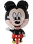 2 Yaş Mickey Fare Minnie Fare Balon Kırmızı Siyah Rakam Balonlu Balon Sütunu Kız Erkek Miki Mini 6