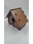Ahşap Kuş Yuvası Evi Ceviz Mdf 5