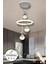 Kerasus Krom Kumandalı 3 Renk Modern Sarkıt LED Avize 1