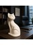 Soyut Lüx Kedi Heykeli - Kedi Biblo - Soyut Heykel 3