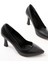 ST-001 Siyah Günlük 9 cm Topuklu Bayan Stiletto Ayakkabı 4
