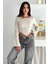 Ispanyol Kol Ribanalı Sivri Etek Uçlu Crop Bluz – Modern & Vücuda Oturan Stil 2