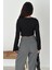 Ispanyol Kol Ribanalı Sivri Etek Uçlu Crop Bluz – Modern & Vücuda Oturan Stil 6