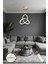 Alex White Kumandalı 3 Renk Modern Sarkıt LED Avize 2