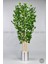 Yapay Benjamin Ağacı 170CM Gümüş Metal Saksıda 5