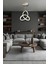 Alexis White Tek Renk Modern Sarkıt LED Avize 3