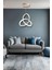 Alexis White Tek Renk Modern Sarkıt LED Avize 4