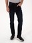 Erkek Koyu Lacivert Slim Fit Pamuk Karışımlı Jean Pantolon 50308678-VR100 6
