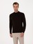 Erkek Kahverengi Slim Fit Yün Karışımlı Çeyrek Balıkçı Basic Triko Kazak 50315295-VR029 8