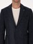 Erkek Lacivert Slim Fit Yün Karışımlı Flanel Görünümlü Ceket 50316800-VR033 14