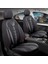 Seat Leon Sc Fr Uyumlu Oto Koltuk Kılıfı Deri Detaylı Kumaş Vista Siyah 1