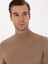 Erkek Camel Slim Fit Yün Karışımlı Yarım Balıkçı Basic Triko Kazak 50315296-VR015 9