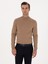 Erkek Camel Slim Fit Yün Karışımlı Yarım Balıkçı Basic Triko Kazak 50315296-VR015 10