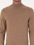Erkek Camel Slim Fit Yün Karışımlı Yarım Balıkçı Basic Triko Kazak 50315296-VR015 13