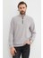 Fitilli Yarım Fermuarlı Sweatshirt 2