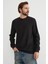 Basic Fitilli Bisiklet Yaka Sweatshirt 3