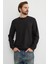 Basic Fitilli Bisiklet Yaka Sweatshirt 6