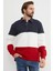 Renk Bloklu Polo Yaka Yarım Düğmeli Pike Sweatshirt 2