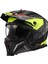 Drıfter Devor Çene Çıkarılabilir Modüler Motosiklet Kaskı Mat Siyah-Neon Sarı 1