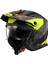 Drıfter Devor Çene Çıkarılabilir Modüler Motosiklet Kaskı Mat Siyah-Neon Sarı 2