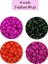 Dökme Cam Kum Boncuk Büyük Boy (6/0) 4 mm - 4 Renk - Toplam 80 Gram - BNC414 1