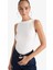 Slim Fit Dar Kesim Kayık Yaka Ribana Atlet F9572AX25AU 6