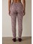 Bordo Leopar Desenli Pijama Altı 2