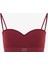 Bordo Stardoll Dikişsiz Balenli Push Up Straplez Sütyen 1
