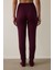 Bordo Pijama Altı 2