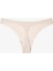 Invisible Laser Cut Lace Açık Bej Tanga Külot 2