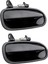 2pcs Yeni Arka Dış Kapı Kolları 1996-2000 Honda Civic Için Lh Rh Siyah Seti (Yurt Dışından) 3