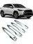 4pcs Abs Krom Kapı Kolu Kapak Koruyucu Kapak Toyota Corolla Cross 2020 2020 2021 Otomobil Styling Accssories (Yurt Dışından) 5