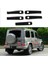 Parlatıcı Siyah Dış Dış Kapı Tutucu Koruyucu Kapak Trim Mercedes Benz G-Serisi W461 W463 G55 G63 G500 2001-2021 (Yurt Dışından) 5