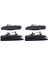 4pcs Dış Dış Dış Kapı Hanekleri Honda City Jazz Fit Için Black Yeni 2002-2008 Set (Yurt Dışından) 2
