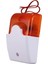 4x Mini Kablolu Strobe Uyarı Siren Dayanıklı Dc 12V Ses Alarmı Yanıp Sönen Hafif Ses Siren 115DB Turuncu (Yurt Dışından) 3