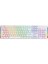 Shield White Red Switch Türkçe Q Rgb Full Metal Panel Mekanik Beyaz Gaming Klavye 6