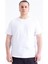 Beyaz Basic Kısa Kol O Yaka Büyük Beden Erkek T-Shirt - 88072 11