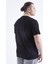 Siyah Basic Kısa Kol O Yaka Büyük Beden Erkek T-Shirt - 88072 8