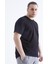 Siyah Basic Kısa Kol O Yaka Büyük Beden Erkek T-Shirt - 88072 13
