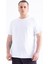 Beyaz Basic Kısa Kol O Yaka Büyük Beden Erkek T-Shirt - 88072 13