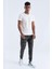 Tommy Life Haki Erkek Kamuflaj Desenli Dar Kesim Jogger Eşofman Alt-84754 13