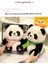 Sevimli Panda Peluş Oyuncak Bebek (Yurt Dışından) 3