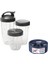 Nutribullet Sıkacağı Parçaları Için 7 Parça: 6 Adet 3 Yedek Bardak + 3 Kapak ve 1 Adet Çıkarma Bıçağı 600W Düz Bıçak Contası (Yurt Dışından) 1