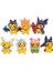 7 Pikachu Pokémon Kılık Değiştirme Pikachu Sevimli Karikatür Araba Bebek Pençe Makinesi El Yapımı Süsler (Yurt Dışından) 1