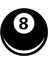 Bilardo Topu Sticker 10 x 9 cm 1